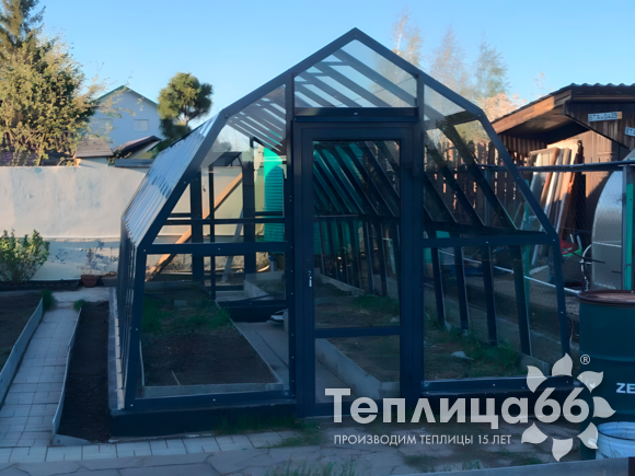 Теплица Рада Исеть под стекло, ширина 3 метра (Калькулятор)